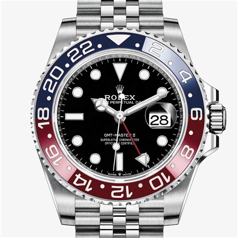 rolex gmt master ii oyster 40mm steel|rolex gmt master 2 bezel.